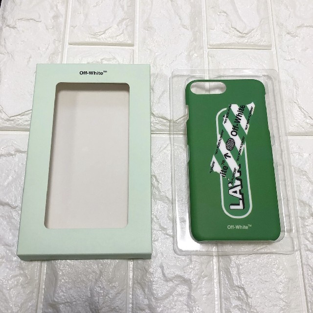 新品 off-white オフホワイト iPhone8plus カバー ケース