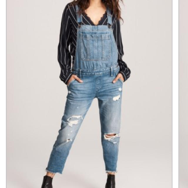 3333Abercrombie & Fitch Destroy Dungaree