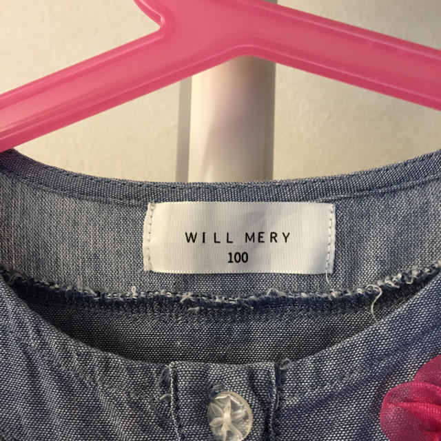 WILL MERY(ウィルメリー)のWILL MERY ワンピース100cm キッズ/ベビー/マタニティのキッズ服女の子用(90cm~)(ワンピース)の商品写真