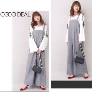 ココディール(COCO DEAL)のCOCODEAL＊ワイドサロペット(サロペット/オーバーオール)