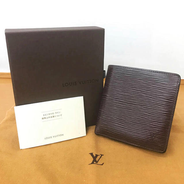 LOUIS VUITTON(ルイヴィトン)の美品 ルイヴィトン エピ 財布 メンズのファッション小物(折り財布)の商品写真