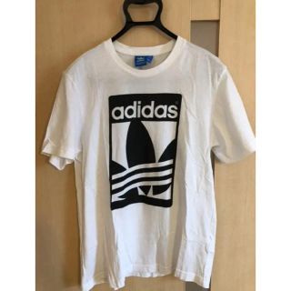 アディダス(adidas)の美品 adidas Tシャツ アディダス O XL 白 white(Tシャツ/カットソー(半袖/袖なし))