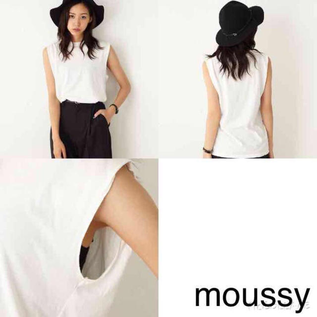 moussy(マウジー)のmoussy ノースリ/新作 レディースのトップス(Tシャツ(半袖/袖なし))の商品写真