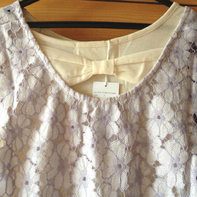 PAGEBOY(ページボーイ)のページボーイカラーレースTOPS レディースのトップス(Tシャツ(半袖/袖なし))の商品写真