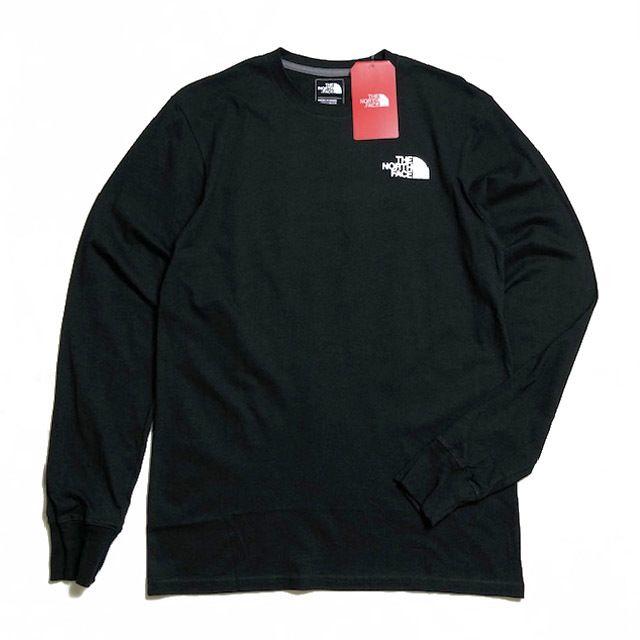 THE NORTH FACE(ザノースフェイス)の売切!ノースフェイス ボックスロゴ 長袖Tシャツ(S)黒 180902 メンズのトップス(Tシャツ/カットソー(七分/長袖))の商品写真