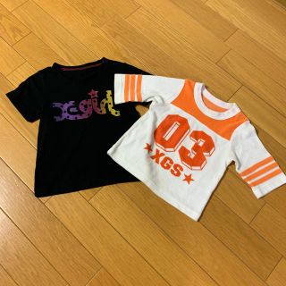 エックスガールステージス(X-girl Stages)のx-girl stage Tシャツ2枚セット 12Mと2T(Ｔシャツ)