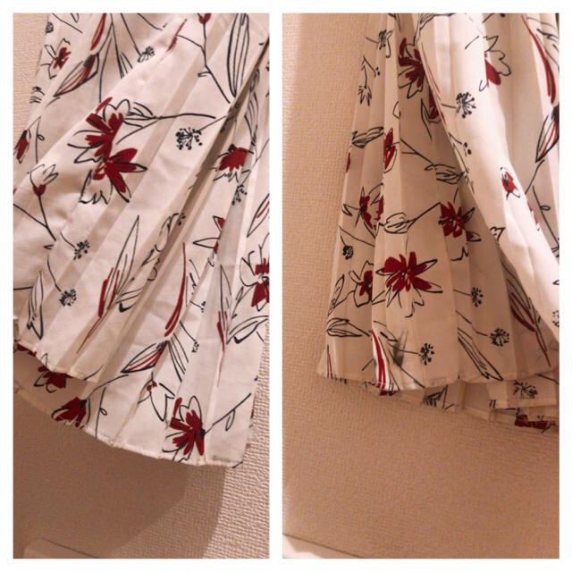MERCURYDUO(マーキュリーデュオ)のmarque 中村美香 フラワープリーツスカート  レディースのスカート(ロングスカート)の商品写真