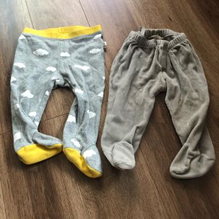 ベビーギャップ(babyGAP)の足つきパンツ babygap 2点セット オーガニック(パンツ)