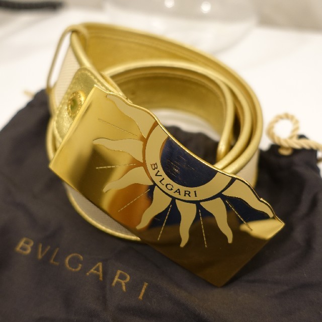 ■BVLGARI ブルガリ・トンド・サン　メンズベルト　激レア■