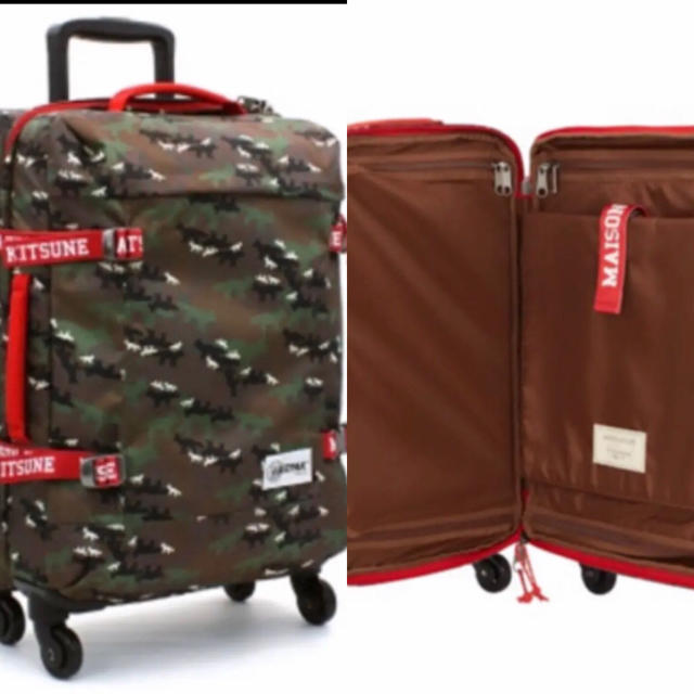 MAISON KITSUNE'(メゾンキツネ)のメゾンキツネ スーツケース イーストパック キャリーバッグ 機内持ち込みサイズ メンズのバッグ(トラベルバッグ/スーツケース)の商品写真
