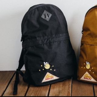 ケルティ(KELTY)の【新品未使用】KELTY&スヌーピーコラボ🌻デイバッグ🌻リュック🌻ブラック(リュック/バックパック)