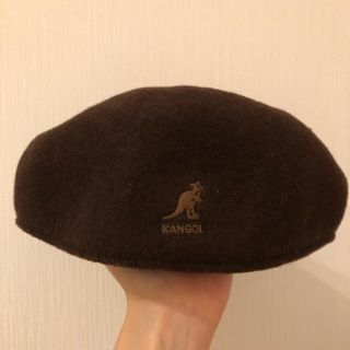 カンゴール(KANGOL)のKANGOL ハンチング 茶色(ハンチング/ベレー帽)