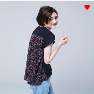 ユニクロ(UNIQLO)のユニクロカットソー新品未使用(カットソー(半袖/袖なし))