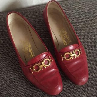 フェラガモ(Ferragamo)の80's伊！Ferragamoガンチーニ(ローファー/革靴)