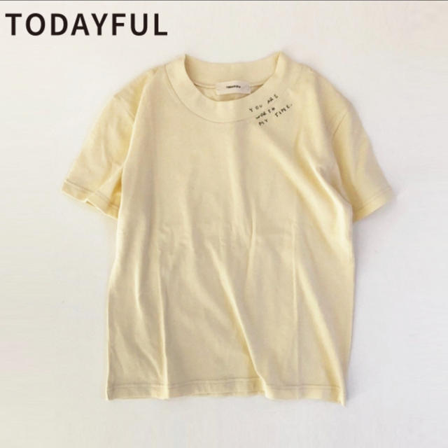 TODAYFUL(トゥデイフル)のTODAYFUL トゥデイフル エンブロイダリーTシャツ レディースのトップス(Tシャツ(半袖/袖なし))の商品写真