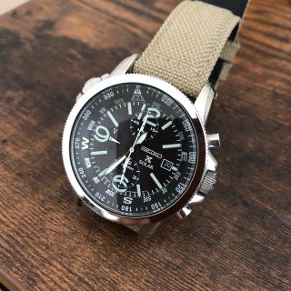 セイコー(SEIKO)のSEIKO ソーラー腕時計 プロスペックス 型番 SSC293(腕時計(アナログ))