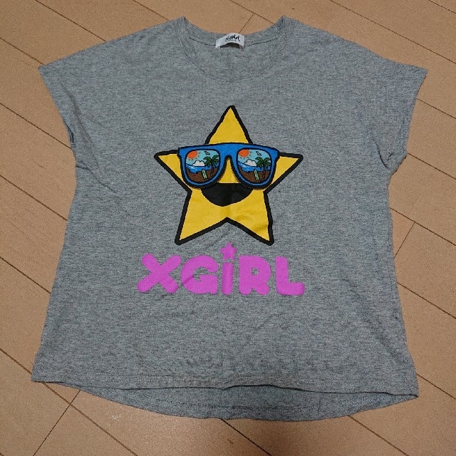 X-girl(エックスガール)の心優ママ様専用 X-girl トップス 140cm キッズ/ベビー/マタニティのキッズ服女の子用(90cm~)(Tシャツ/カットソー)の商品写真