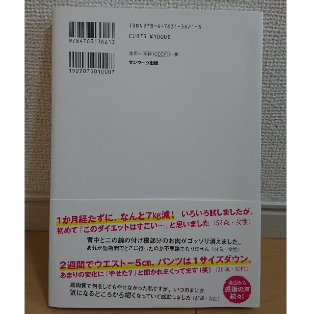 サンマーク出版(サンマークシュッパン)の体幹リセットダイエット本 コスメ/美容のダイエット(エクササイズ用品)の商品写真