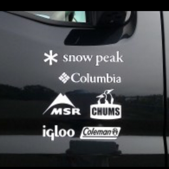Snow Peak スノーピーク(snow peak) ロゴステッカー アスタリスクS NV006の通販 by ランランラン's shop｜ スノーピークならラクマ