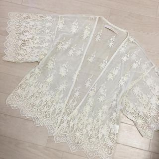 カージュ(Khaju)のカージュ レース カーディガン(カーディガン)