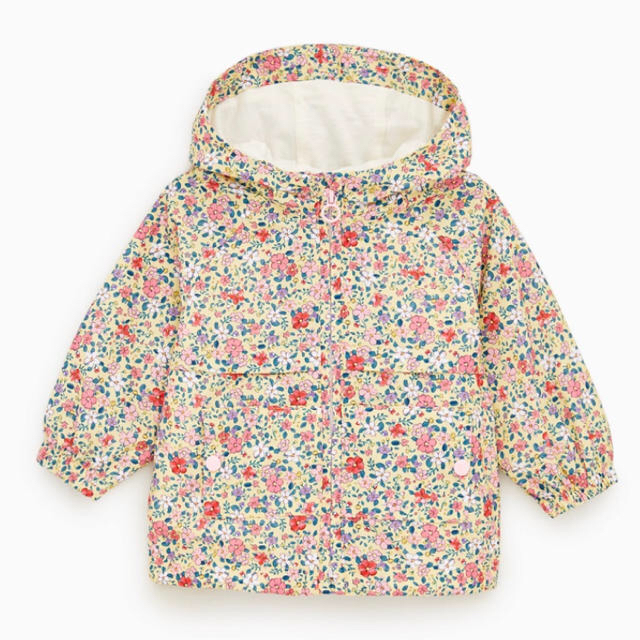 ZARA KIDS(ザラキッズ)の新品☆ZARA BABY ザラベイビー キッズ フード付きレインコート アウター キッズ/ベビー/マタニティのキッズ服女の子用(90cm~)(その他)の商品写真