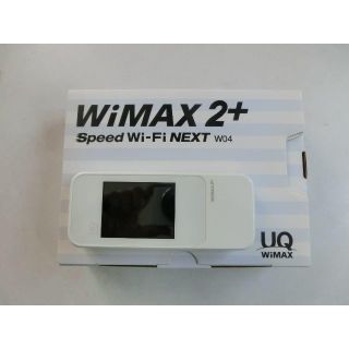 ＵＱ　ＷｉＭＡＸ　2+　Speed Wi-Fi NEXT　Ｗ０４ クレードル付き(PC周辺機器)