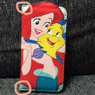 ディズニー(Disney)の【アリエル】iPhone6 手帳型カバー(モバイルケース/カバー)
