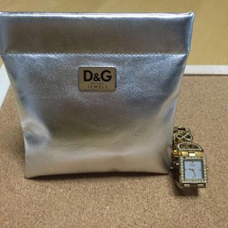 ドルチェアンドガッバーナ(DOLCE&GABBANA)のD&G ナイト＆デイ ストーンロゴベルト(腕時計)