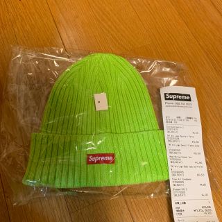 シュプリーム(Supreme)のSupreme Overdyed Beanie Lime ライム(ニット帽/ビーニー)