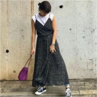 トゥデイフル(TODAYFUL)のtodayful 2018ss ドットワンピース🍋(ロングワンピース/マキシワンピース)