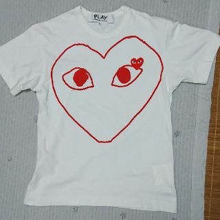 コムデギャルソン(COMME des GARCONS)のコム・デ・ギャルソン☆PLAY Ｔ☆メンズS(Tシャツ/カットソー(半袖/袖なし))