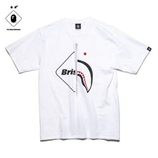 エフシーアールビー(F.C.R.B.)のfcrb×bape シャークTシャツ 値下げ(Tシャツ/カットソー(半袖/袖なし))