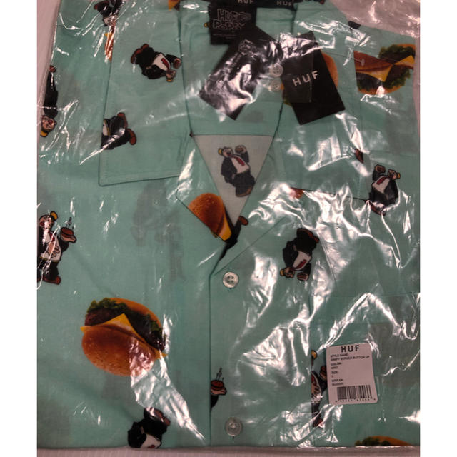 HUF(ハフ)のHuf x  Popeye,Wimpy Burger mint  Mサイズ メンズのトップス(Tシャツ/カットソー(七分/長袖))の商品写真