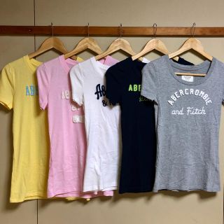 アバクロンビーアンドフィッチ(Abercrombie&Fitch)の限定！ABERCROMBIE and FITCH レディースTシャツ5枚セット(Tシャツ(半袖/袖なし))