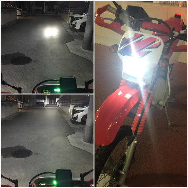 史上一番安いバイク ヘッドライト LED 原付 スクーター PH7 ホワイト 電球２個セット ライト、ウィンカー