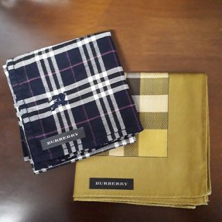 バーバリー(BURBERRY)のBURBERRY　メンズ用ハンカチ(ハンカチ/ポケットチーフ)