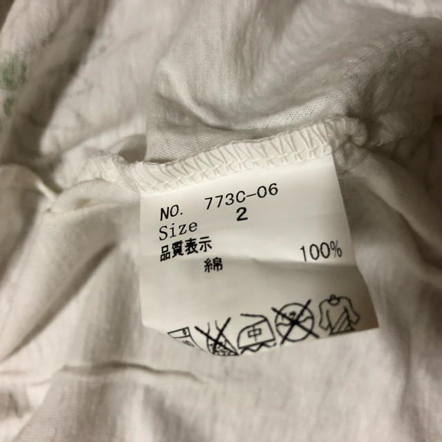 NATURAL LAUNDRY(ナチュラルランドリー)の林檎様 NATURAL LANDRY カットソー (ノースリーブT) レディースのトップス(カットソー(半袖/袖なし))の商品写真