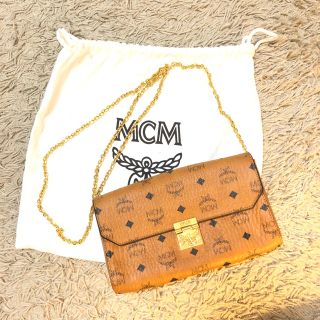 エムシーエム(MCM)のMCM ショルダーバッグ 新品未使用 本物 ベージュ(ショルダーバッグ)