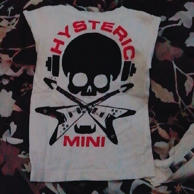 HYSTERIC MINI(ヒステリックミニ)のヒス　五分？七分？Tシャツ　100 キッズ/ベビー/マタニティのキッズ服男の子用(90cm~)(Tシャツ/カットソー)の商品写真