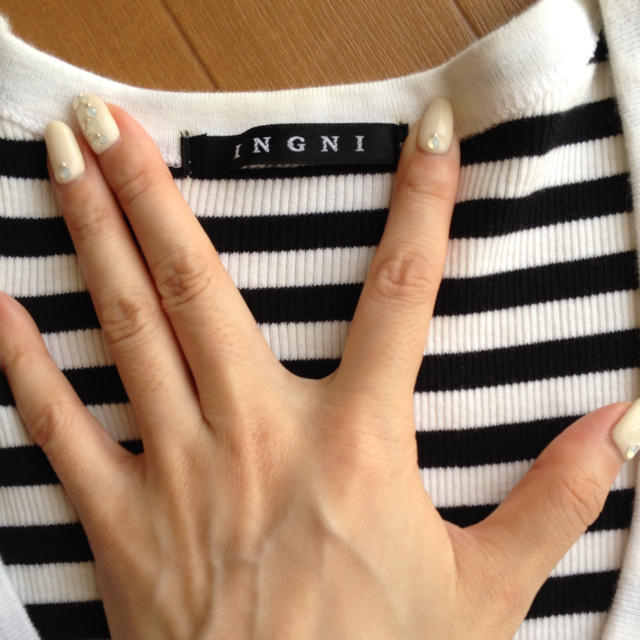 INGNI(イング)のINGNI♡ボーダートップス レディースのトップス(Tシャツ(半袖/袖なし))の商品写真