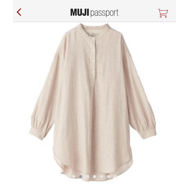 MUJI (無印良品)(ムジルシリョウヒン)の無印 ガーゼチュニック レディースのトップス(チュニック)の商品写真