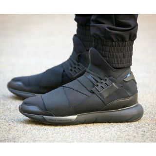 ワイスリー(Y-3)のY-3 QASA HIGH  オールブラックYOHJI YAMAMOTO  中古(スニーカー)