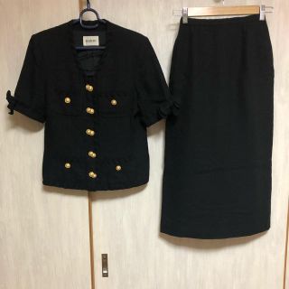 インゲボルグ(INGEBORG)の【トマト様専用】小さいS　インゲボルグ＊INGEBORG 麻混 半袖スーツ(S)(スーツ)