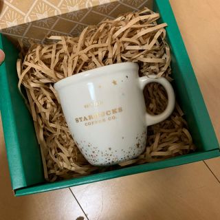 スターバックスコーヒー(Starbucks Coffee)のスタバ ホリデー2018 リボンカップ(グラス/カップ)