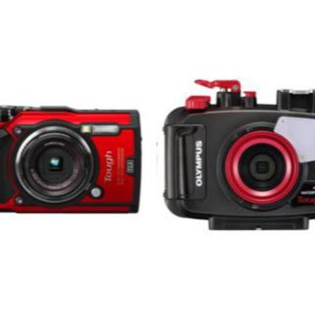 人気メーカー・ブランド OLYMPUS - OLYMPUS Tough TG-5 + PT-058 水中カメラセット コンパクトデジタルカメラ