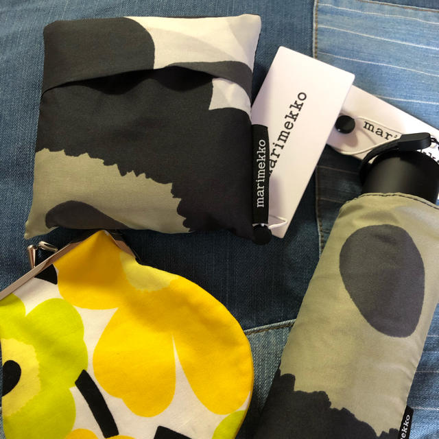 marimekko 折りたたみ傘 がま口ポーチ スマートバック ３個セット傘