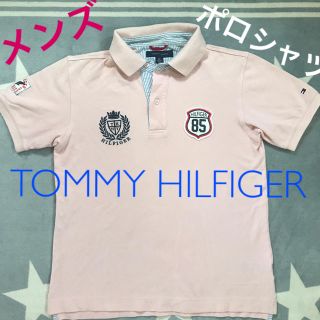 トミーヒルフィガー(TOMMY HILFIGER)のトミー ヒルフィガー メンズ ポロシャツ ピンク 紳士物 (ポロシャツ)