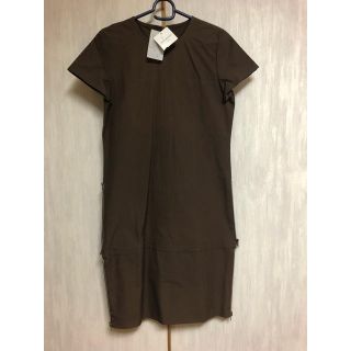 オリーブデオリーブ(OLIVEdesOLIVE)の新品✨オリーブ デ オリーブ ＊ フレンチ袖ワンピース(M)(ひざ丈ワンピース)