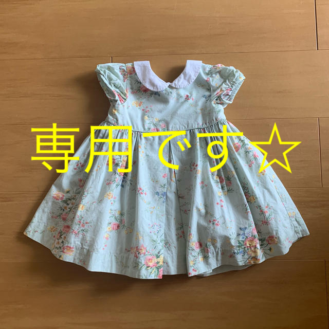 Ralph Lauren(ラルフローレン)のラルフローレン 花柄 ワンピース アンティーク  キッズ/ベビー/マタニティのベビー服(~85cm)(ワンピース)の商品写真