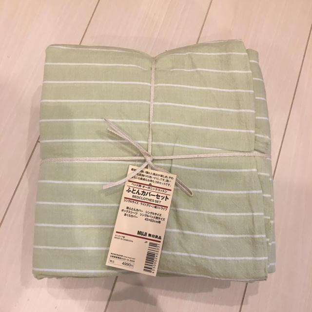 MUJI 掛け布団カバー( シングルサイズ )& まくらカバーセット MUJI 掛け布団カバー( シングルサイズ )& まくらカバーセット